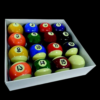 Premium Regulation Size Billiard Pool Ball Set - 16-Piece Complete Kit