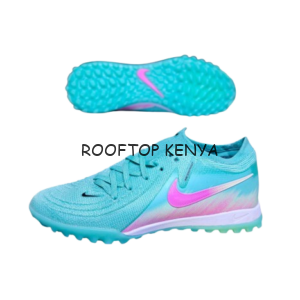 Nike Phantom GX 2 Elite TF Artificial Turf Football Boots - Turquoise & Pink