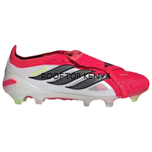 Adidas Predator Elite Foldover Tongue FG Football Boots - Lucid Pink & Cloud White